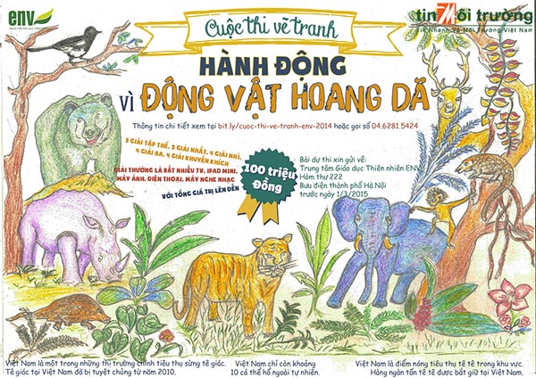 Cuộc[-]thi[-]vẽ[-]tranh[-]“Hành[-]động[-]vì[-]Động[-]vật[-]hoang[-]dã”